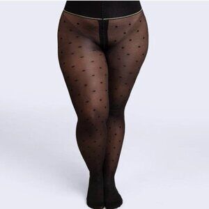 NEW Sheertex Polka Dot Sheer Tights